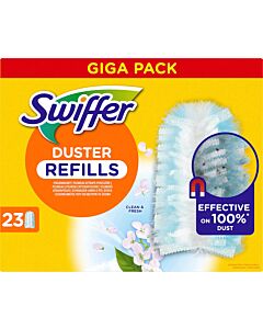 Swiffer Nachfüllpack (23 Stück), clean & fresh, Staubmagnet