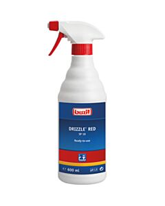 Buzil SP10 Drizzle Red 600 ml Gebrauchsfertiger Sanitärunterhaltsreiniger, sauer